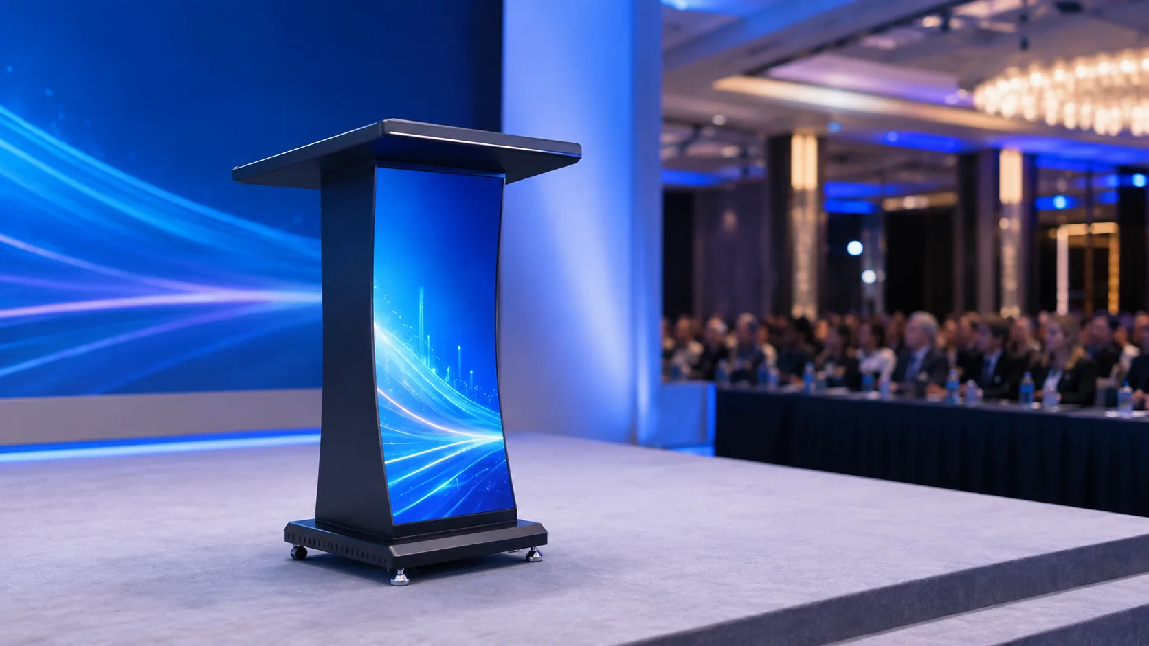 How to Specify an LED Lectern Display for Conference and Education Projects